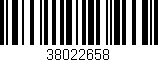 Código de barras (EAN, GTIN, SKU, ISBN): '38022658'