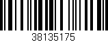 Código de barras (EAN, GTIN, SKU, ISBN): '38135175'