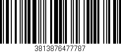 Código de barras (EAN, GTIN, SKU, ISBN): '3813876477787'