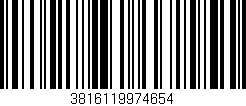 Código de barras (EAN, GTIN, SKU, ISBN): '3816119974654'