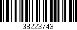 Código de barras (EAN, GTIN, SKU, ISBN): '38223743'