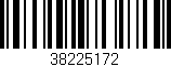 Código de barras (EAN, GTIN, SKU, ISBN): '38225172'