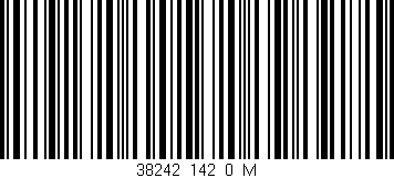 Código de barras (EAN, GTIN, SKU, ISBN): '38242_142_0_M'