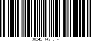 Código de barras (EAN, GTIN, SKU, ISBN): '38242_142_0_P'
