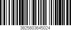 Código de barras (EAN, GTIN, SKU, ISBN): '3825603645024'