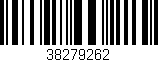 Código de barras (EAN, GTIN, SKU, ISBN): '38279262'