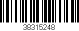 Código de barras (EAN, GTIN, SKU, ISBN): '38315248'