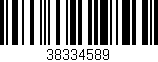 Código de barras (EAN, GTIN, SKU, ISBN): '38334589'