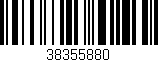 Código de barras (EAN, GTIN, SKU, ISBN): '38355880'