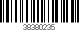 Código de barras (EAN, GTIN, SKU, ISBN): '38380235'