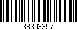 Código de barras (EAN, GTIN, SKU, ISBN): '38393357'