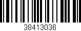 Código de barras (EAN, GTIN, SKU, ISBN): '38413036'