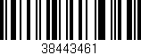 Código de barras (EAN, GTIN, SKU, ISBN): '38443461'