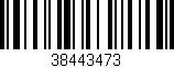 Código de barras (EAN, GTIN, SKU, ISBN): '38443473'