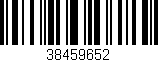 Código de barras (EAN, GTIN, SKU, ISBN): '38459652'