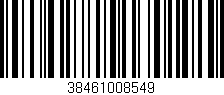 Código de barras (EAN, GTIN, SKU, ISBN): '38461008549'