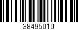 Código de barras (EAN, GTIN, SKU, ISBN): '38495010'