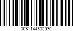 Código de barras (EAN, GTIN, SKU, ISBN): '3851144633978'