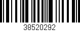Código de barras (EAN, GTIN, SKU, ISBN): '38520292'