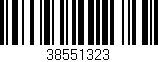 Código de barras (EAN, GTIN, SKU, ISBN): '38551323'