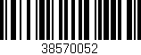 Código de barras (EAN, GTIN, SKU, ISBN): '38570052'