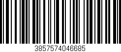 Código de barras (EAN, GTIN, SKU, ISBN): '3857574046685'