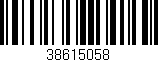 Código de barras (EAN, GTIN, SKU, ISBN): '38615058'