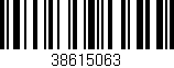 Código de barras (EAN, GTIN, SKU, ISBN): '38615063'