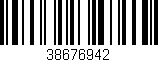 Código de barras (EAN, GTIN, SKU, ISBN): '38676942'