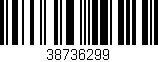 Código de barras (EAN, GTIN, SKU, ISBN): '38736299'