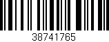 Código de barras (EAN, GTIN, SKU, ISBN): '38741765'