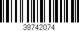 Código de barras (EAN, GTIN, SKU, ISBN): '38742074'