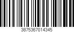 Código de barras (EAN, GTIN, SKU, ISBN): '3875367014345'