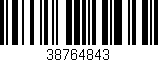 Código de barras (EAN, GTIN, SKU, ISBN): '38764843'