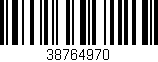 Código de barras (EAN, GTIN, SKU, ISBN): '38764970'