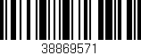 Código de barras (EAN, GTIN, SKU, ISBN): '38869571'