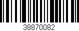 Código de barras (EAN, GTIN, SKU, ISBN): '38870082'