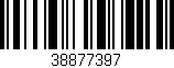 Código de barras (EAN, GTIN, SKU, ISBN): '38877397'