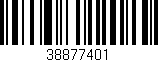 Código de barras (EAN, GTIN, SKU, ISBN): '38877401'