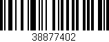 Código de barras (EAN, GTIN, SKU, ISBN): '38877402'