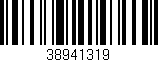 Código de barras (EAN, GTIN, SKU, ISBN): '38941319'