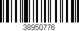 Código de barras (EAN, GTIN, SKU, ISBN): '38950776'