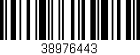 Código de barras (EAN, GTIN, SKU, ISBN): '38976443'