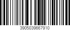 Código de barras (EAN, GTIN, SKU, ISBN): '3905039667910'