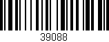 Código de barras (EAN, GTIN, SKU, ISBN): '39088'