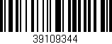 Código de barras (EAN, GTIN, SKU, ISBN): '39109344'