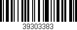 Código de barras (EAN, GTIN, SKU, ISBN): '39303383'