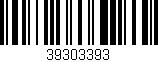 Código de barras (EAN, GTIN, SKU, ISBN): '39303393'