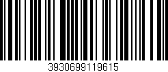 Código de barras (EAN, GTIN, SKU, ISBN): '3930699119615'