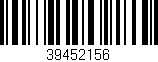 Código de barras (EAN, GTIN, SKU, ISBN): '39452156'